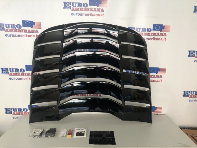 Rear Window Louvers (Glossy Black)